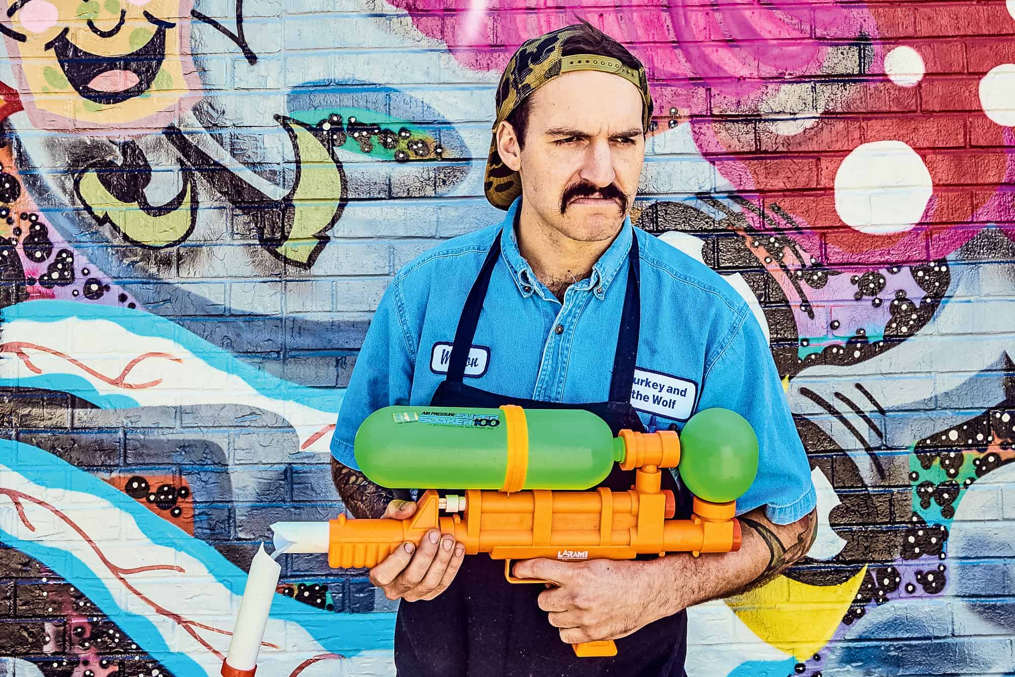 Turkey and The Wolf in New Orleans Sandwich reloaded Rolling Pin