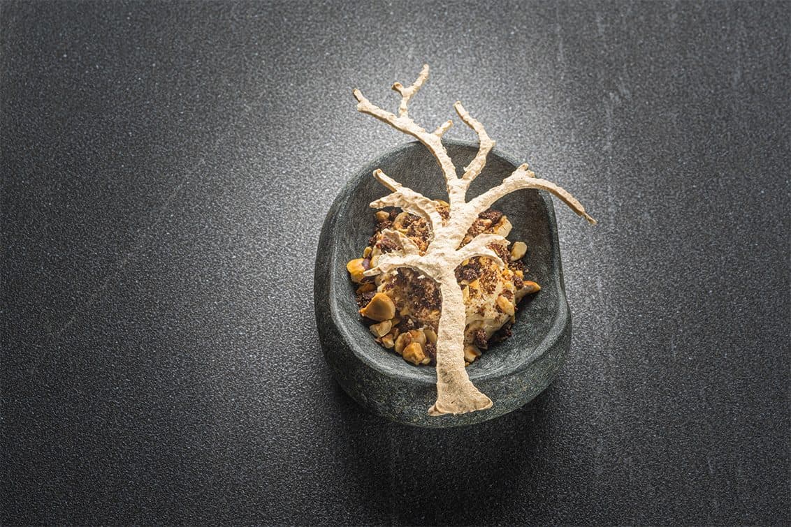 Dessert von Stefan Eder: Der Baum, die Nuss und das Salz