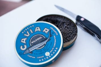 Russischer Kaviar in einer Dose