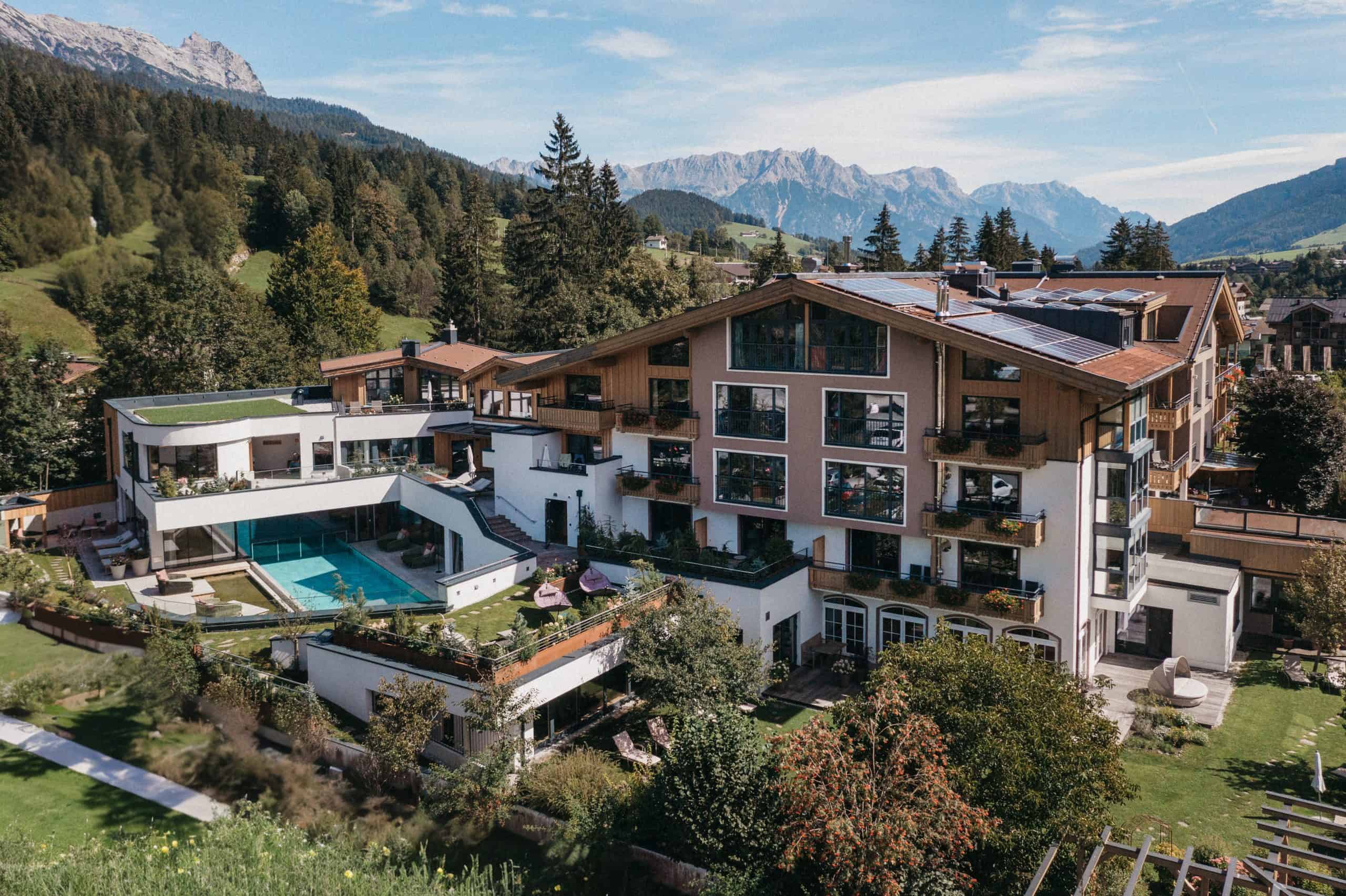 Außenaufnahme des Biohotel Rupertus