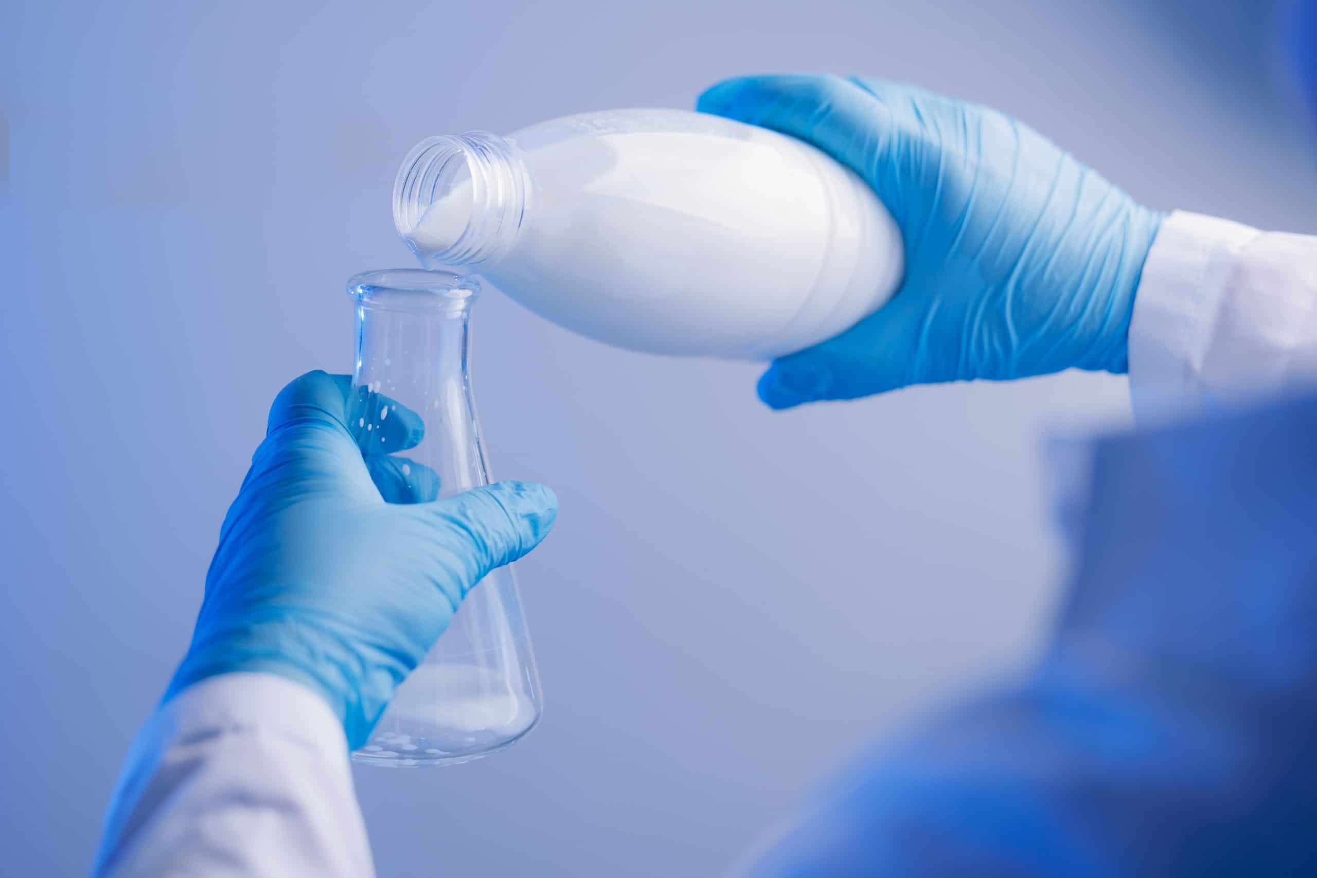 Milch brauen im Labor