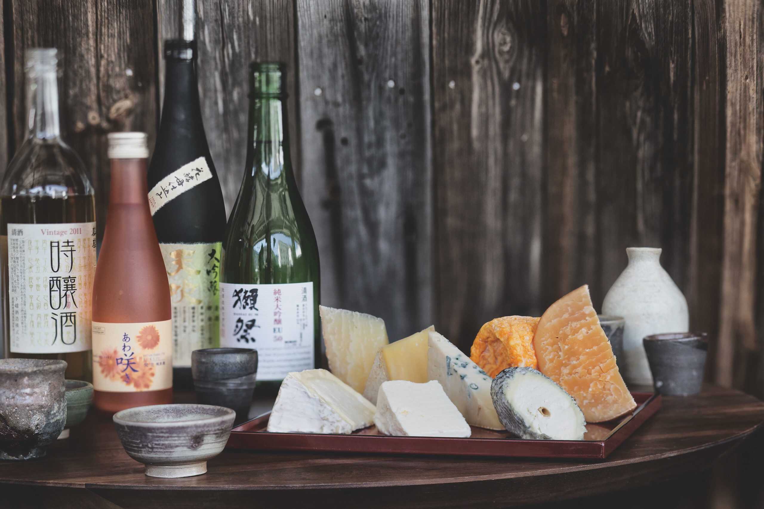 Sake und Käse