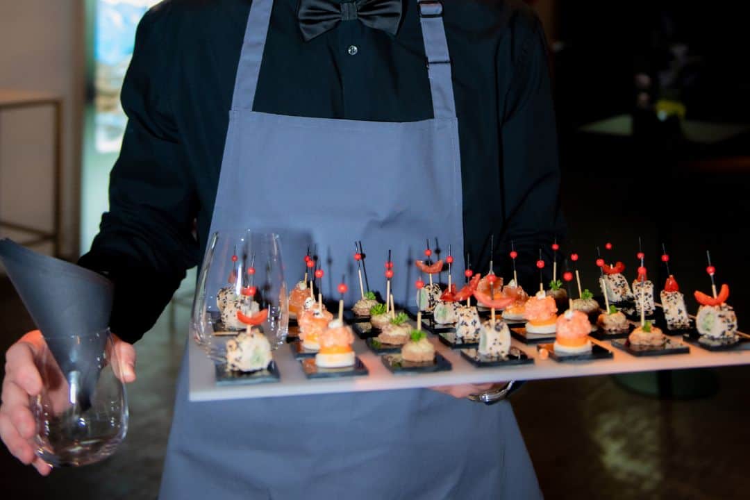 Kleine Häppchen von Impacts Catering